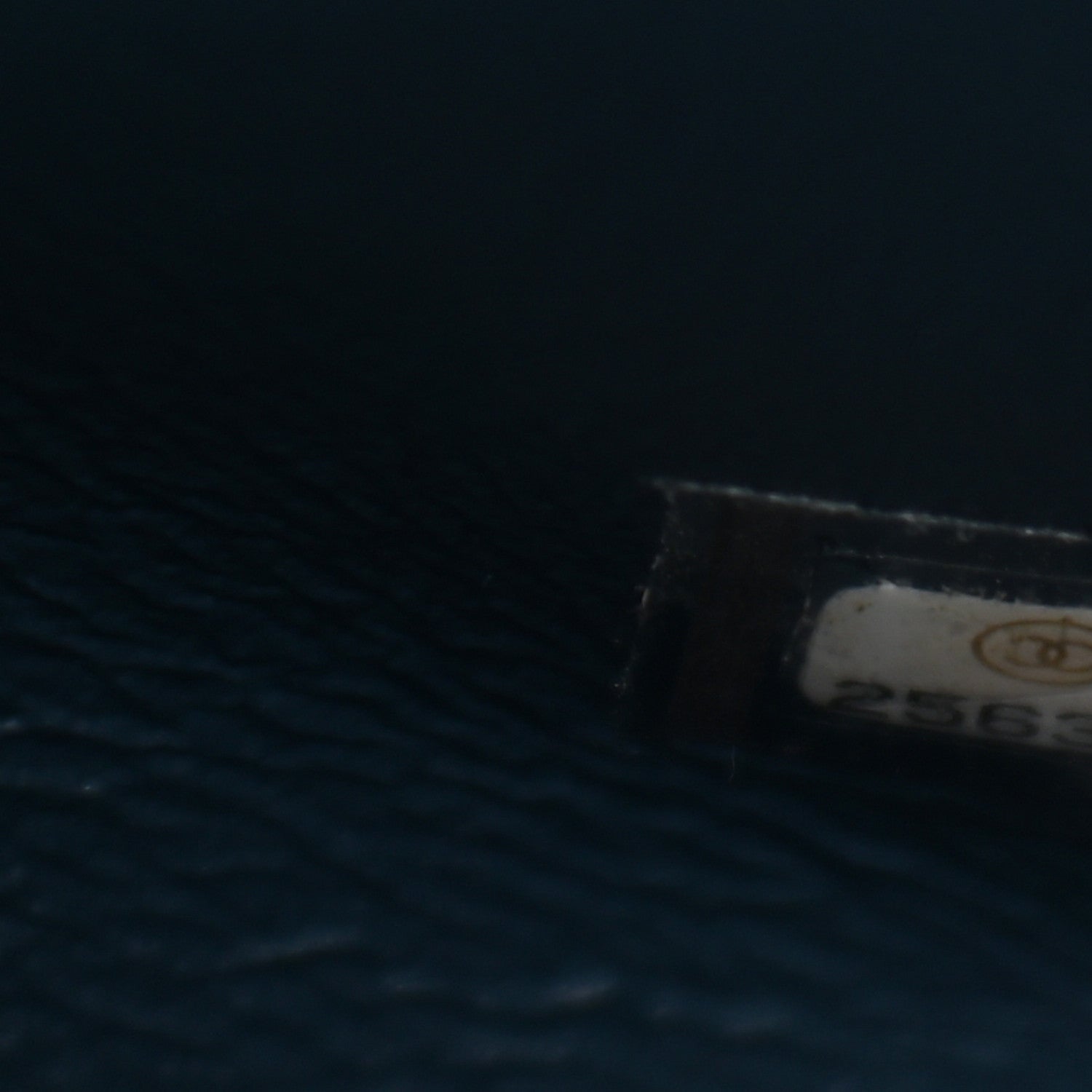 Chanel Metallic Caviar Quilted Jumbo Double Flap Dark Blue 6 of 10