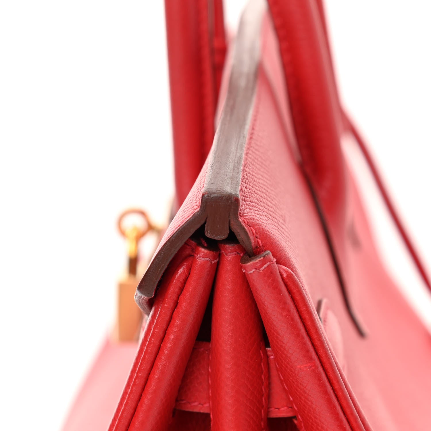 Hermes Epsom Birkin 35 Rouge Casaque 26 of 29