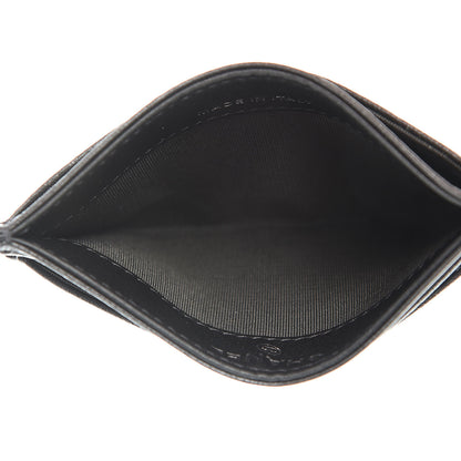 Chanel Goatskin Camellia Embossed Card Holder Anthracite 5 of 9