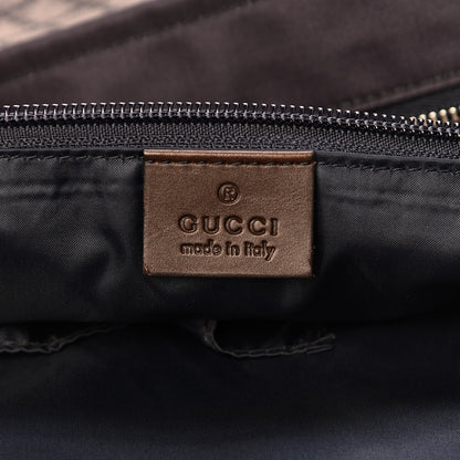 Gucci Nylon Diamante Web Tote Blue 6 of 14