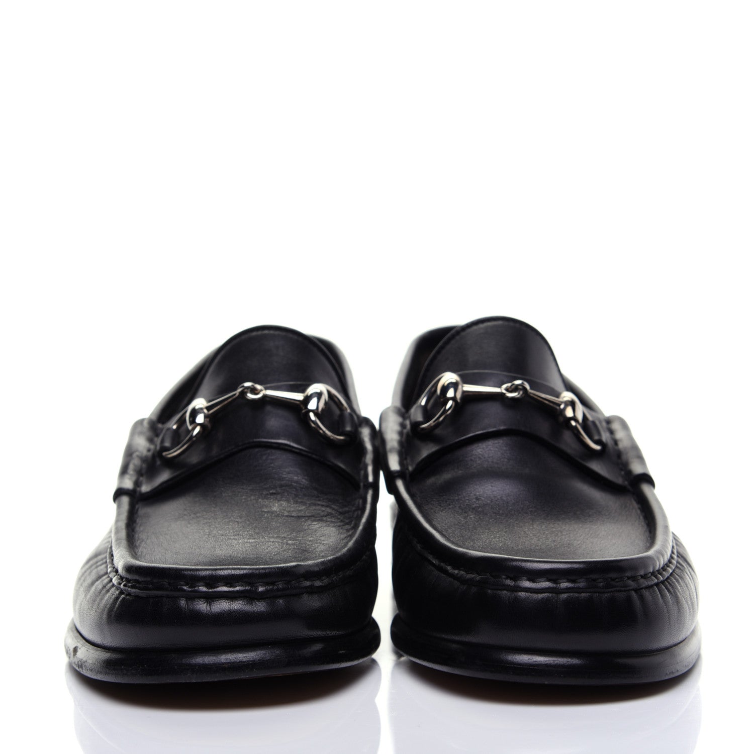 Gucci Calfskin Mens 1953 Horsebit Loafers 8 Black 2 of 13