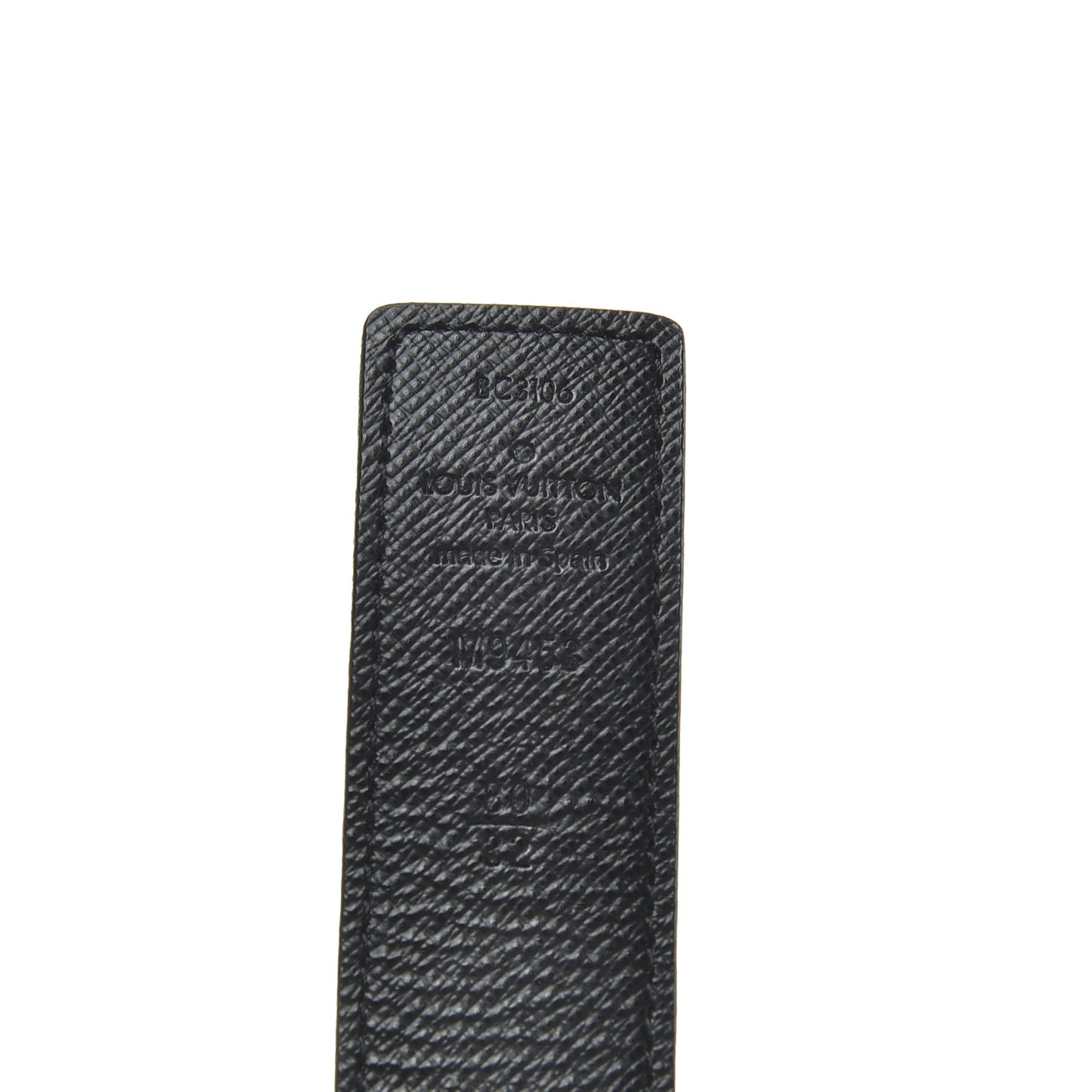 Calfskin Monogram 30mm LV Initiales Reversible Belt 80 32 Black
