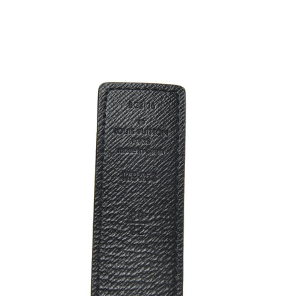 Louis Vuitton Calfskin Monogram 30mm LV Initiales Reversible Belt 80 32 Black 3 of 4