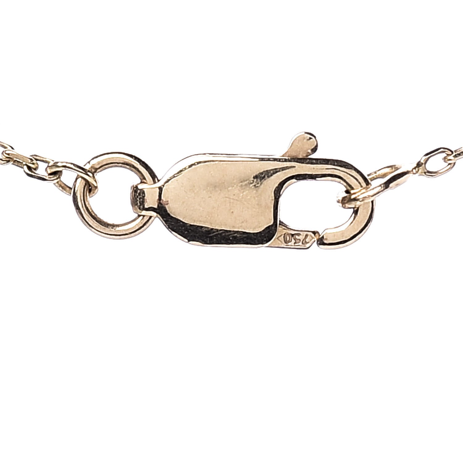 Van Cleef & Arpels 18K Yellow Gold Mother of Pearl Sweet Alhambra Butterfly Pendant Necklace 5 of 7