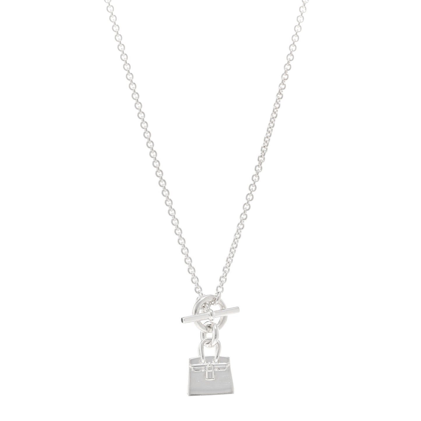 Sterling Silver Birkin Amulette Pendant Necklace