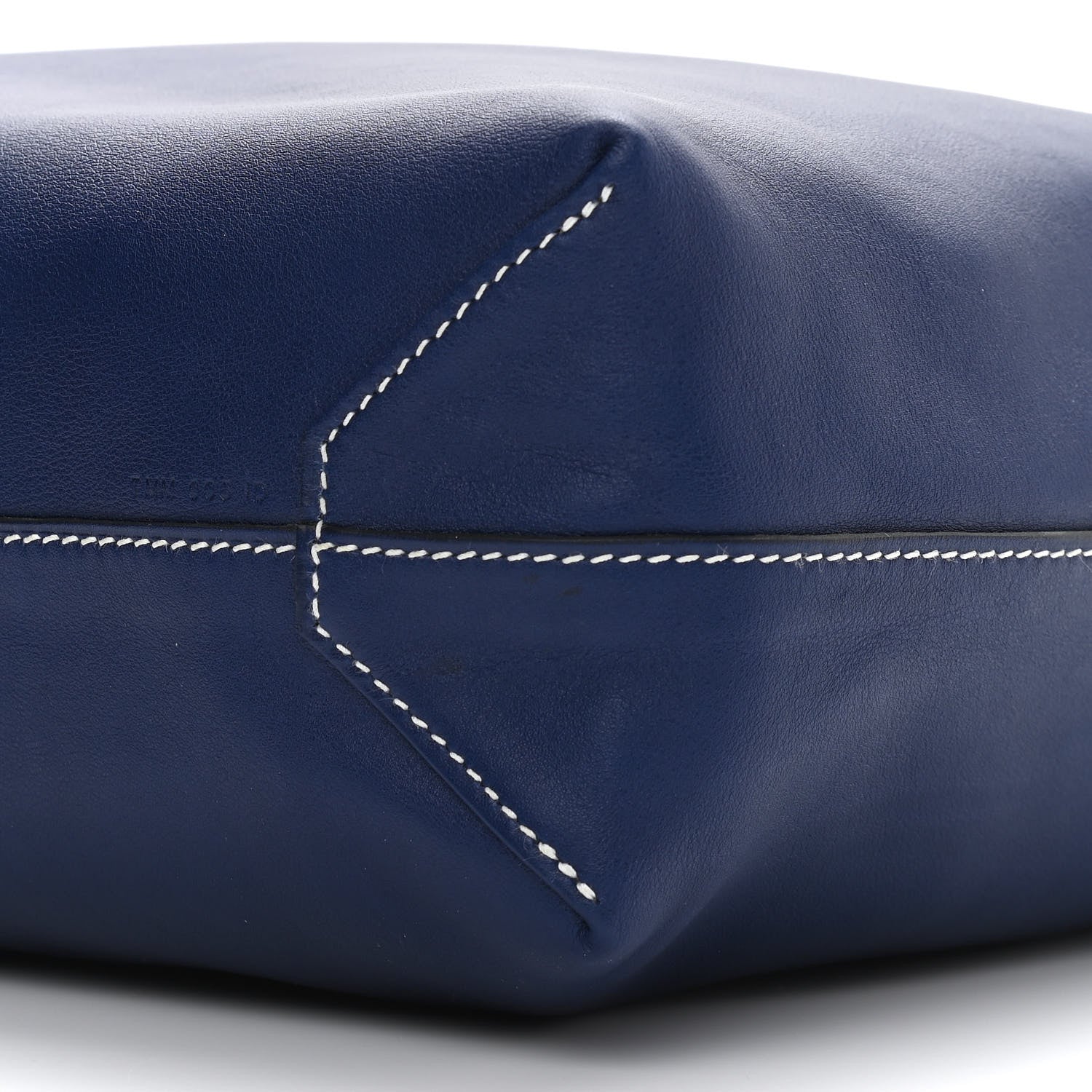 Hermes Veau Sikkim Double Sens 28 Reversible Tote Bleu Sapphire Bleu Paradis 13 of 14