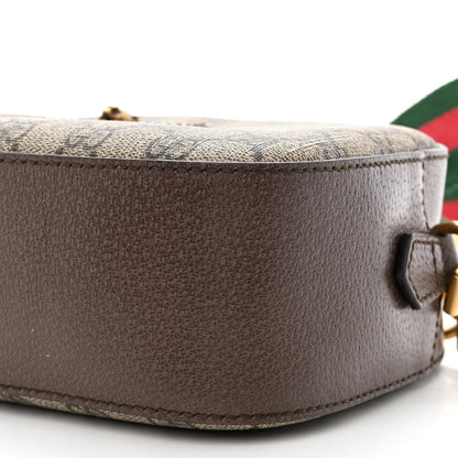 Gucci GG Supreme Monogram Web Neo Vintage Shoulder Bag Beige New Acero Crop 10 of 11