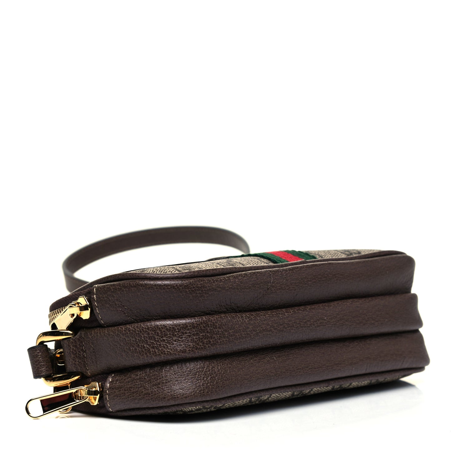 GG Supreme Monogram Web Mini Ophidia GG Bag Brown