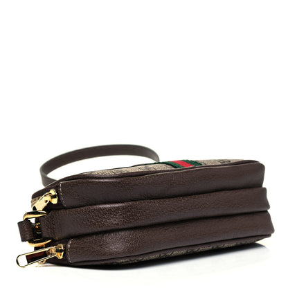 Gucci GG Supreme Monogram Web Mini Ophidia GG Bag Brown 4 of 8