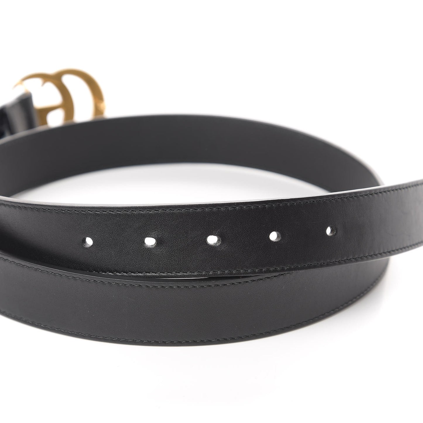 Calfskin Double G 30mm Belt 95 38 Black