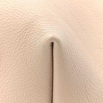 Louis Vuitton Grained Calfskin Low Key Hobo MM Limestone 11 of 13