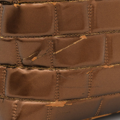 Chanel Vinyl Quilted Large Frozen Tote Bronze 20 of 23