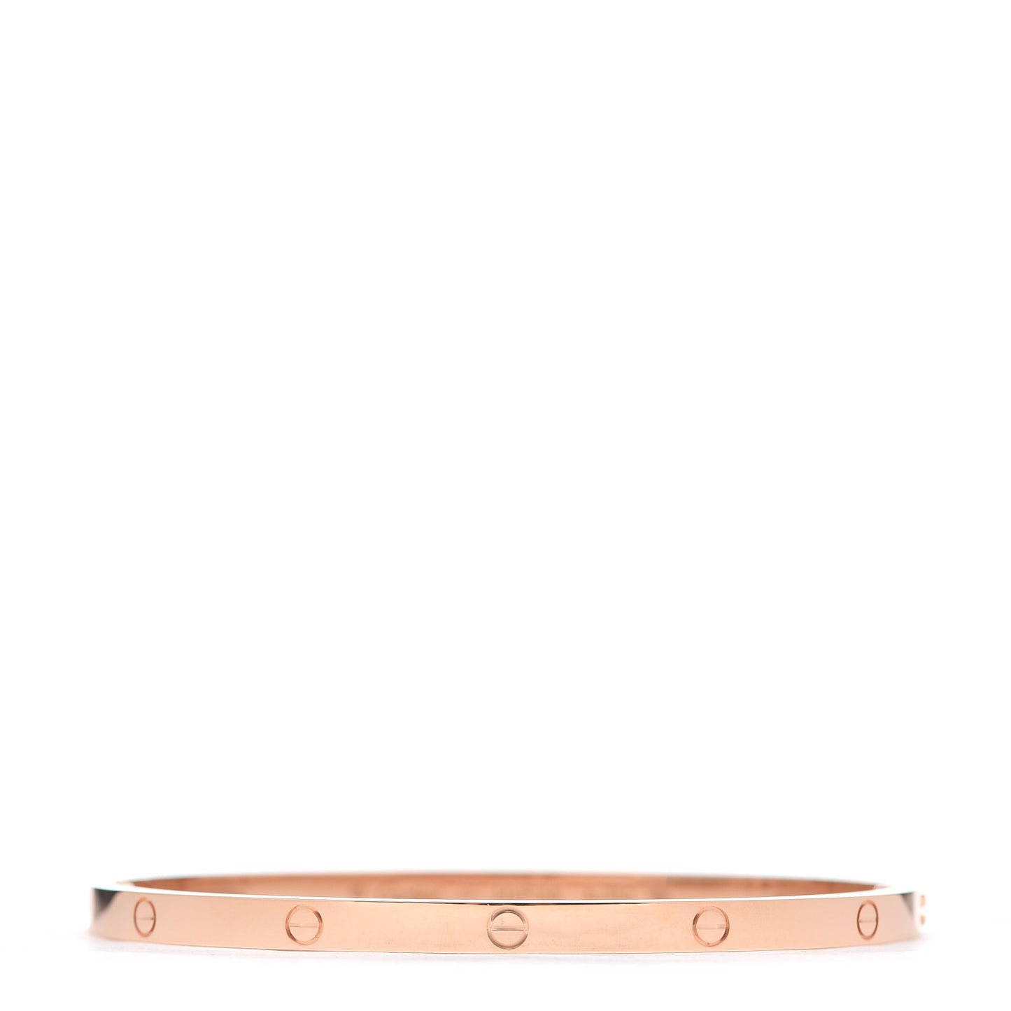18K Pink Gold Small LOVE Bracelet 17