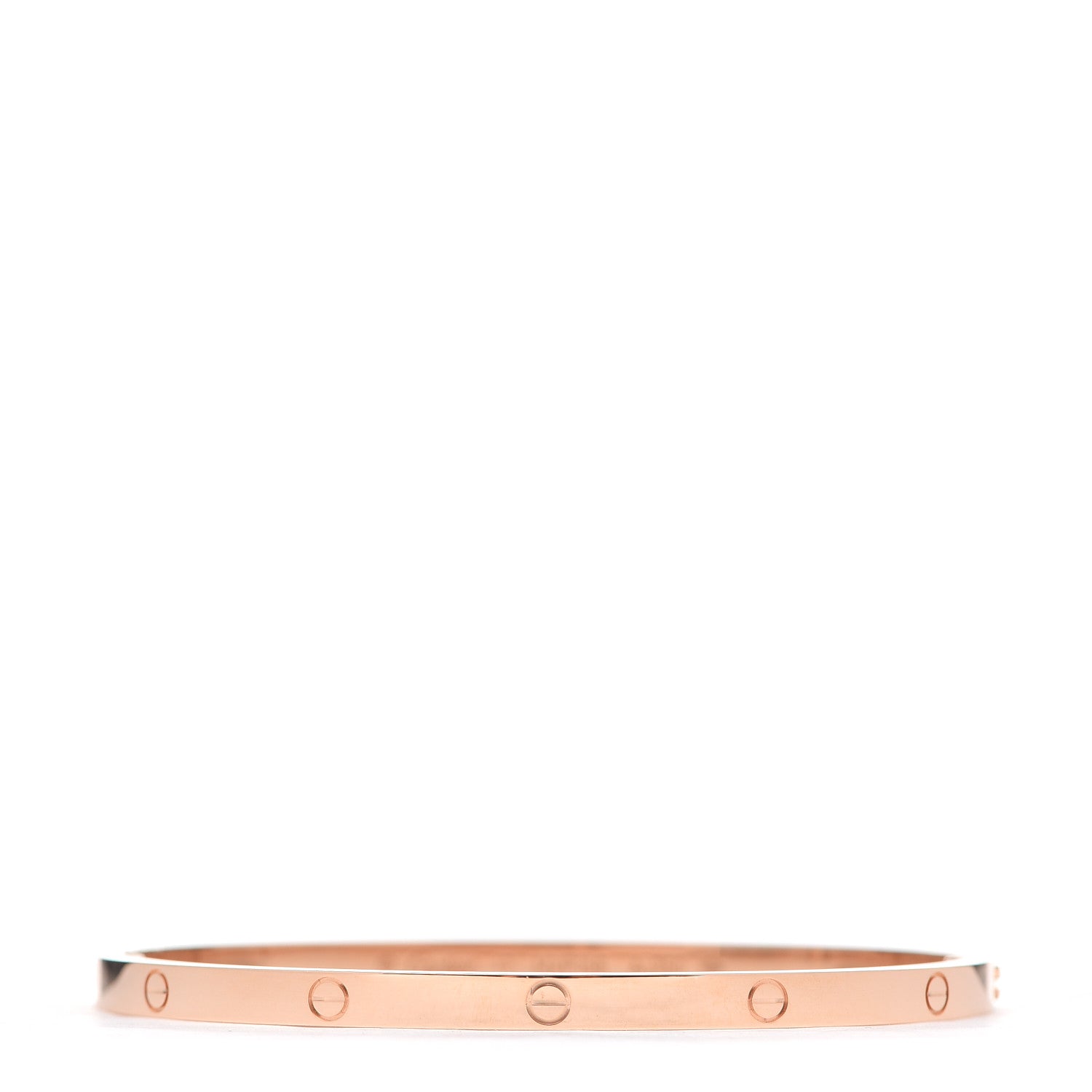 Cartier 18K Pink Gold Small LOVE Bracelet 17 1 of 7