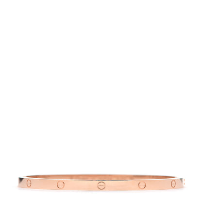 Cartier 18K Pink Gold Small LOVE Bracelet 17 1 of 7