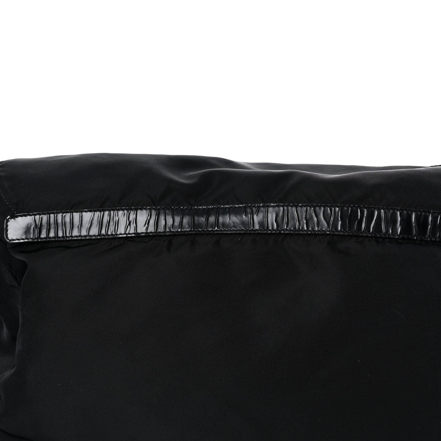 Nylon Vela Messenger Bag Black