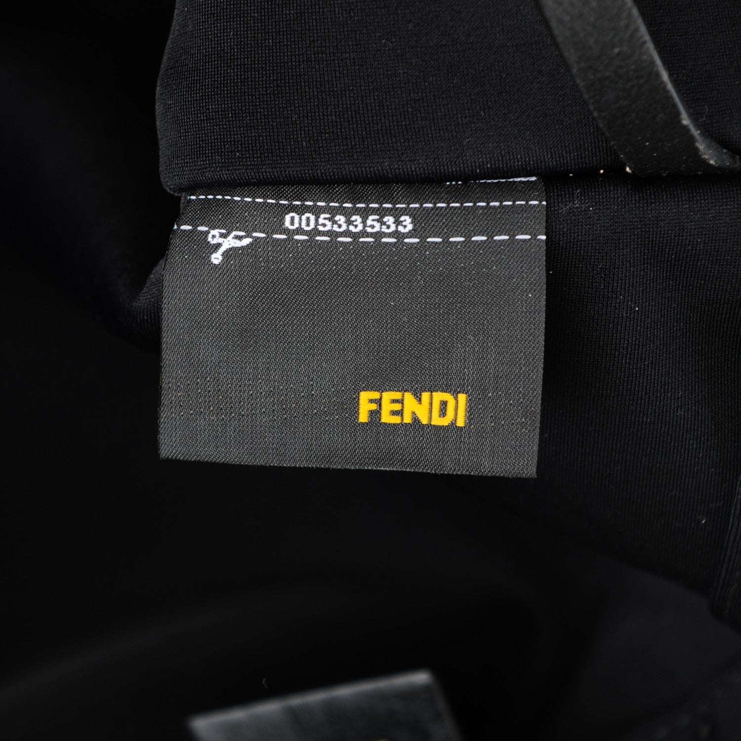 Fendi Canvas Perspex Simply Tote Black 2 of 10