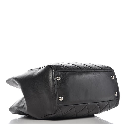 Chanel Soft Caviar Quilted Large Cells Tote Black 4 of 7