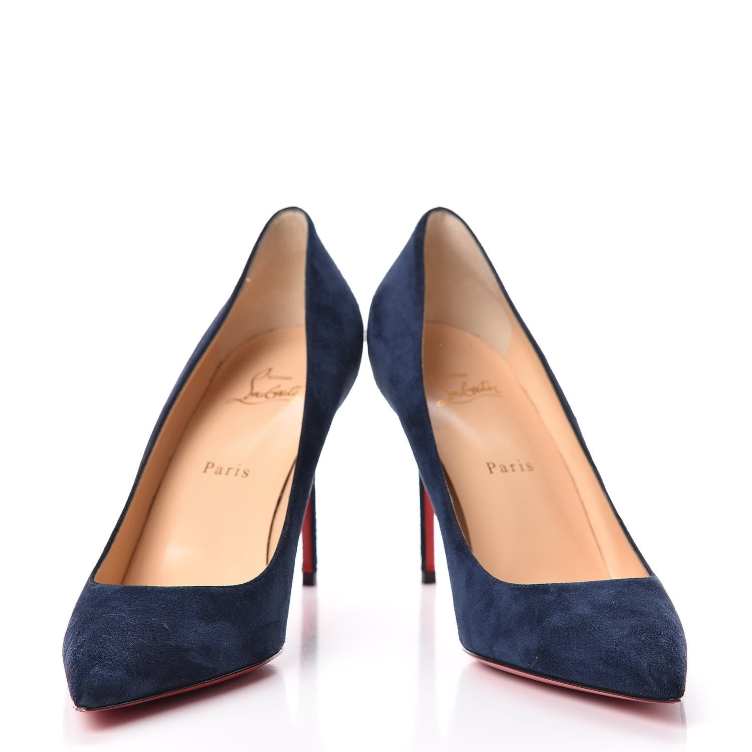 Christian Louboutin Veau Velours So Kate 85 Pumps 41 Navy 5 of 17