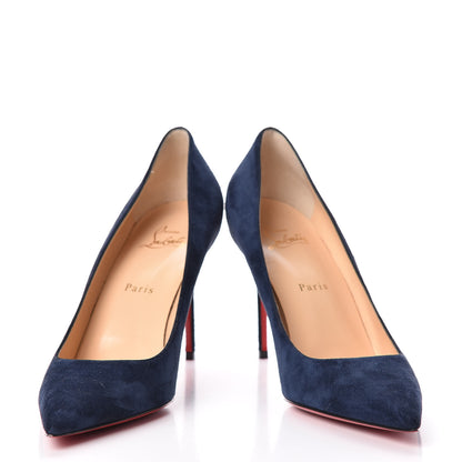 Christian Louboutin Veau Velours So Kate 85 Pumps 41 Navy 5 of 17