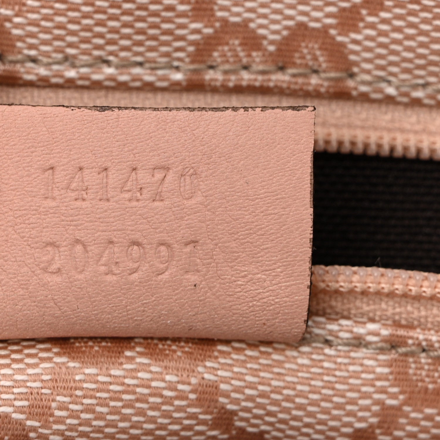 Gucci Crystal Monogram Medium Abbey Tote Blush 7 of 10