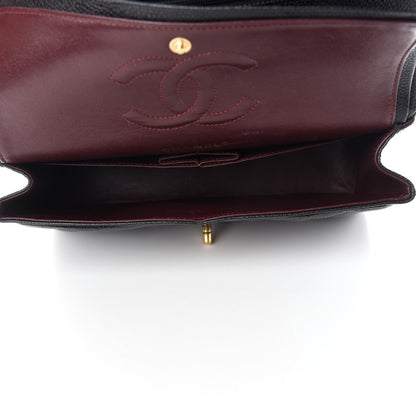 Chanel Caviar Quilted Medium Double Flap Black 5 of 14