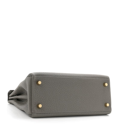 Hermes Togo Kelly Retourne 25 Gris Meyer 4 of 12
