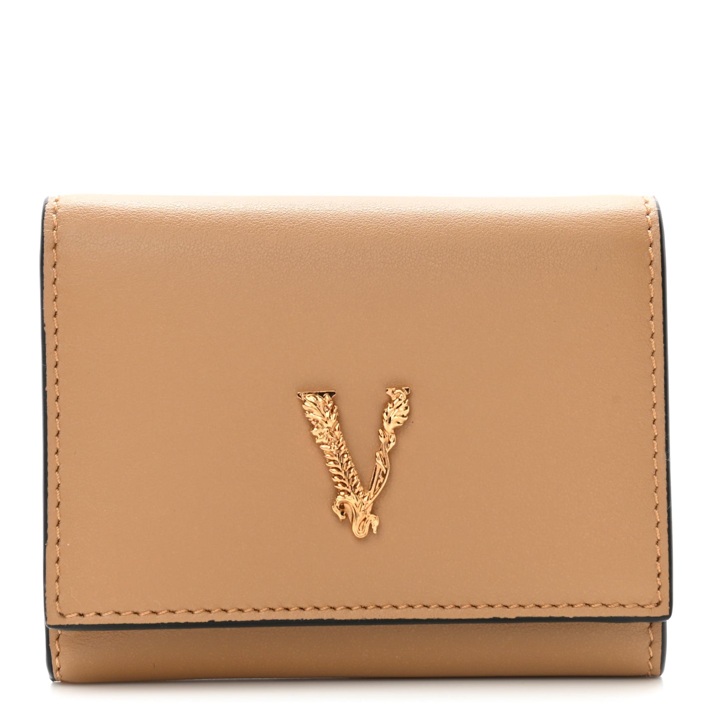 Vitello Virtus Bi-Fold Wallet Caramel