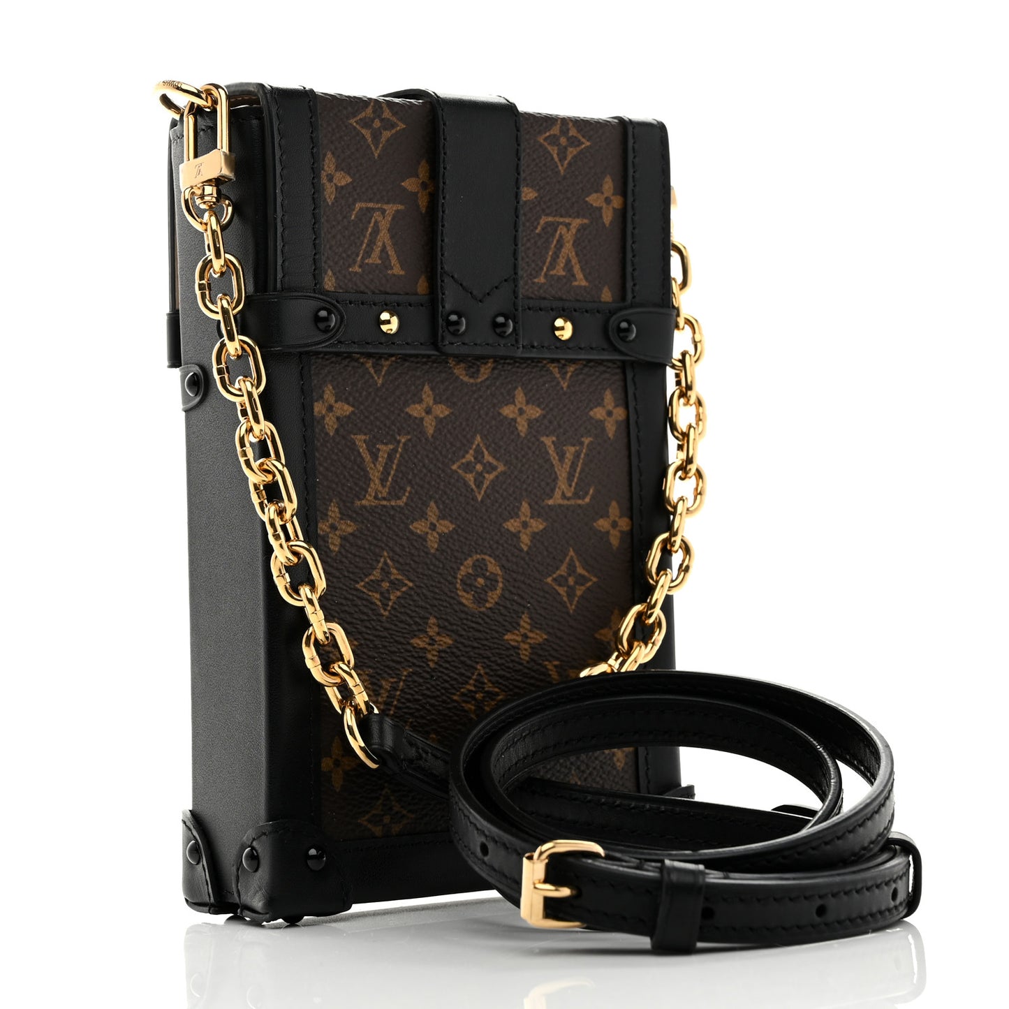 Monogram Pochette Trunk Verticale Black