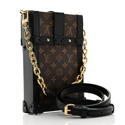 Louis Vuitton Monogram Pochette Trunk Verticale Black 2 of 10