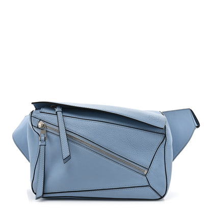 Loewe Calfskin Small Puzzle Bumbag Dusty Blue 1 of 12