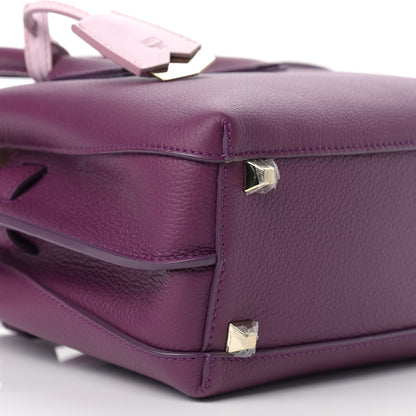 MCM Grained Calfskin Mini Milla Tote Purple 5 of 11
