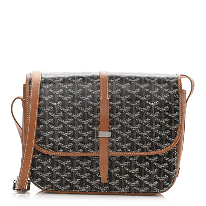 Goyard Goyardine Belvedere II MM Messenger Bag Black Gold 1 of 10