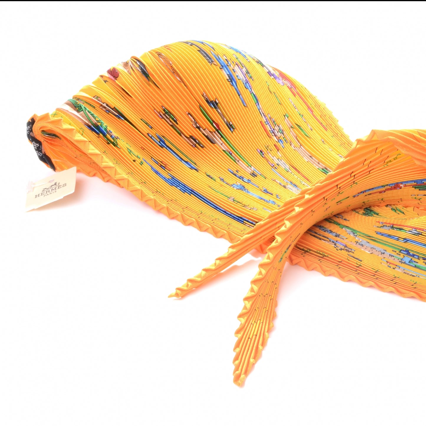 Silk Plisse Raconte Moi Le Cheval Scarf