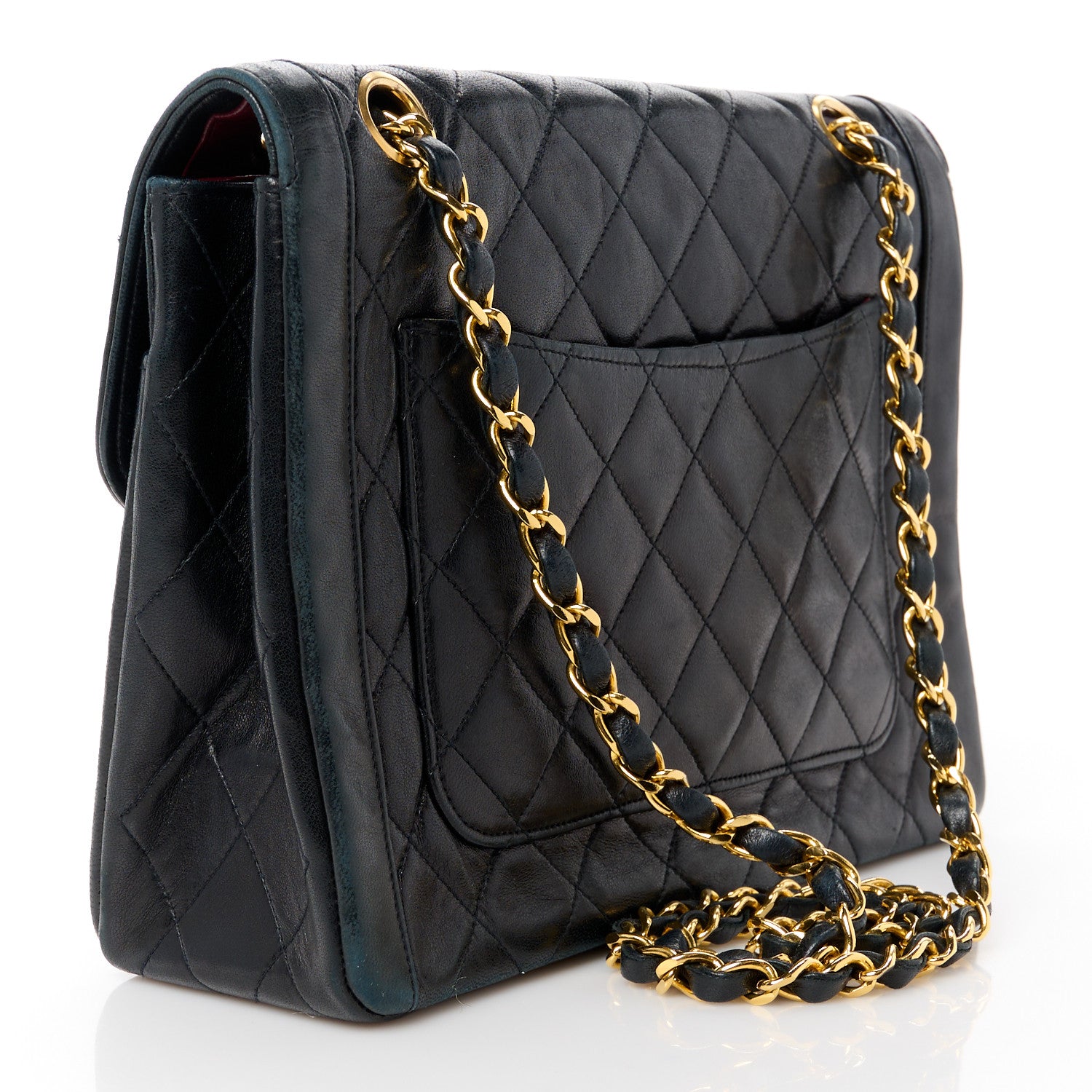 Chanel Lambskin Quilted Small Single Flap Black 3 of 13