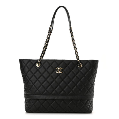Chanel Caviar Quilted Rolled Up Tote Black 1 of 12