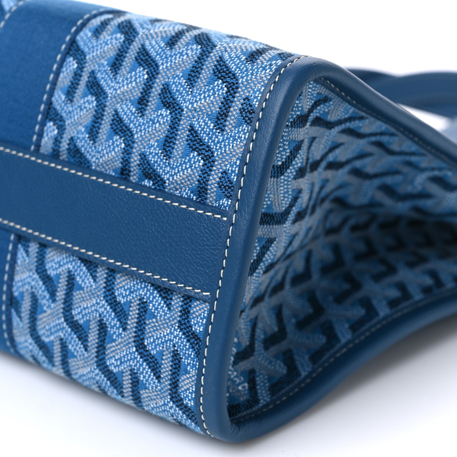 Goyard Goyardine Villette PM Tote Ocean Blue 9 of 9