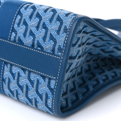 Goyard Goyardine Villette PM Tote Ocean Blue 9 of 9