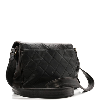 Chanel Lambskin Quilted Flap Shoulder Bag Black 3 of 16
