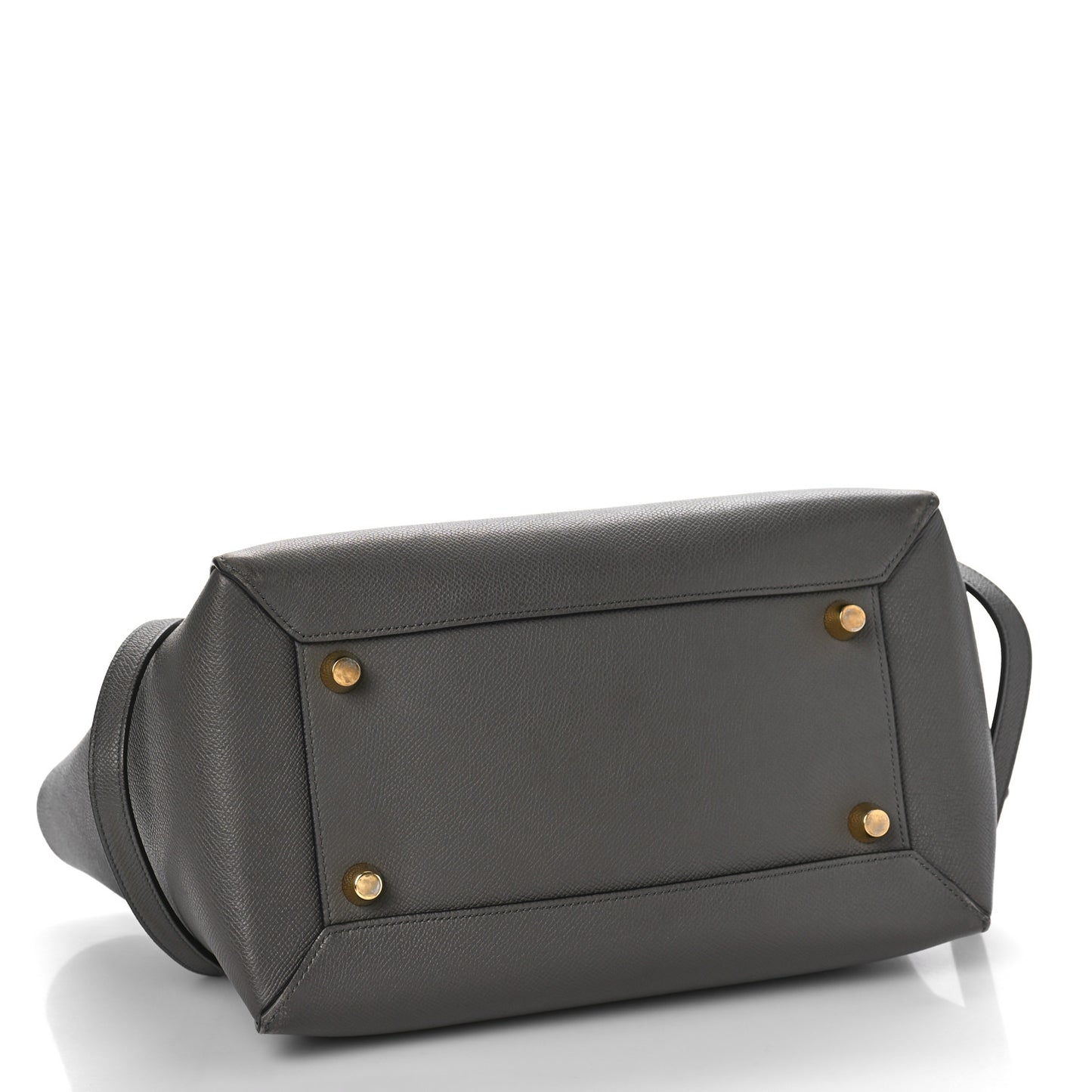 Grained Calfskin Small Belt Bag Grey