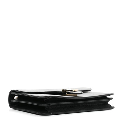 Gucci Dollar Calfskin Interlocking G Shoulder Bag Black 4 of 11