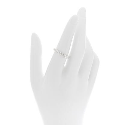 Tiffany Sterling Silver Narrow Notes Ring 54 7 2 of 4