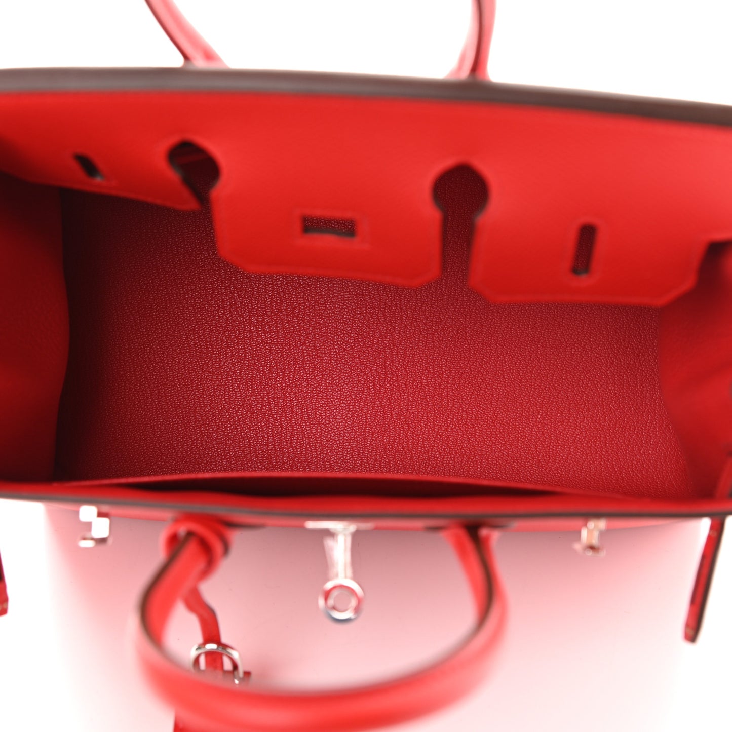 Epsom Birkin Sellier 25 Rouge De Coeur
