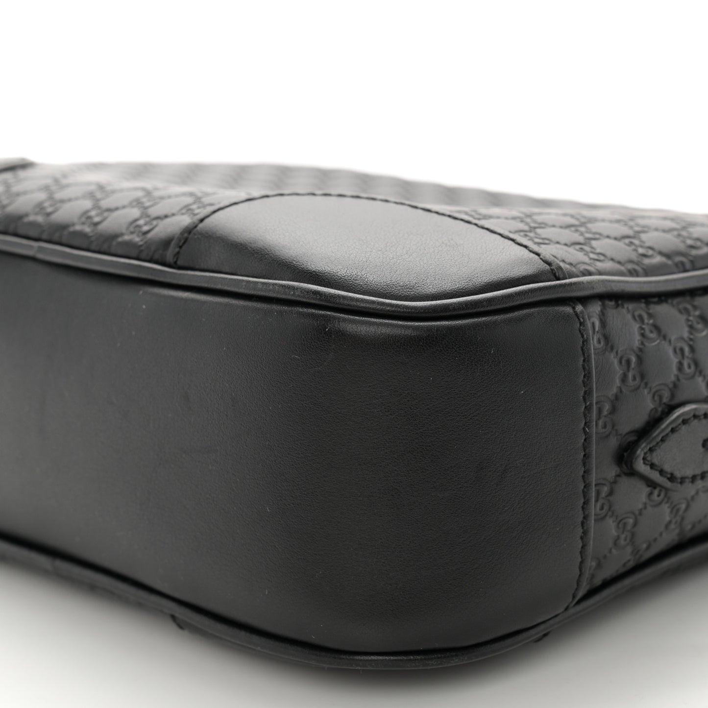 Microguccissima Mini Bree Messenger Bag Black