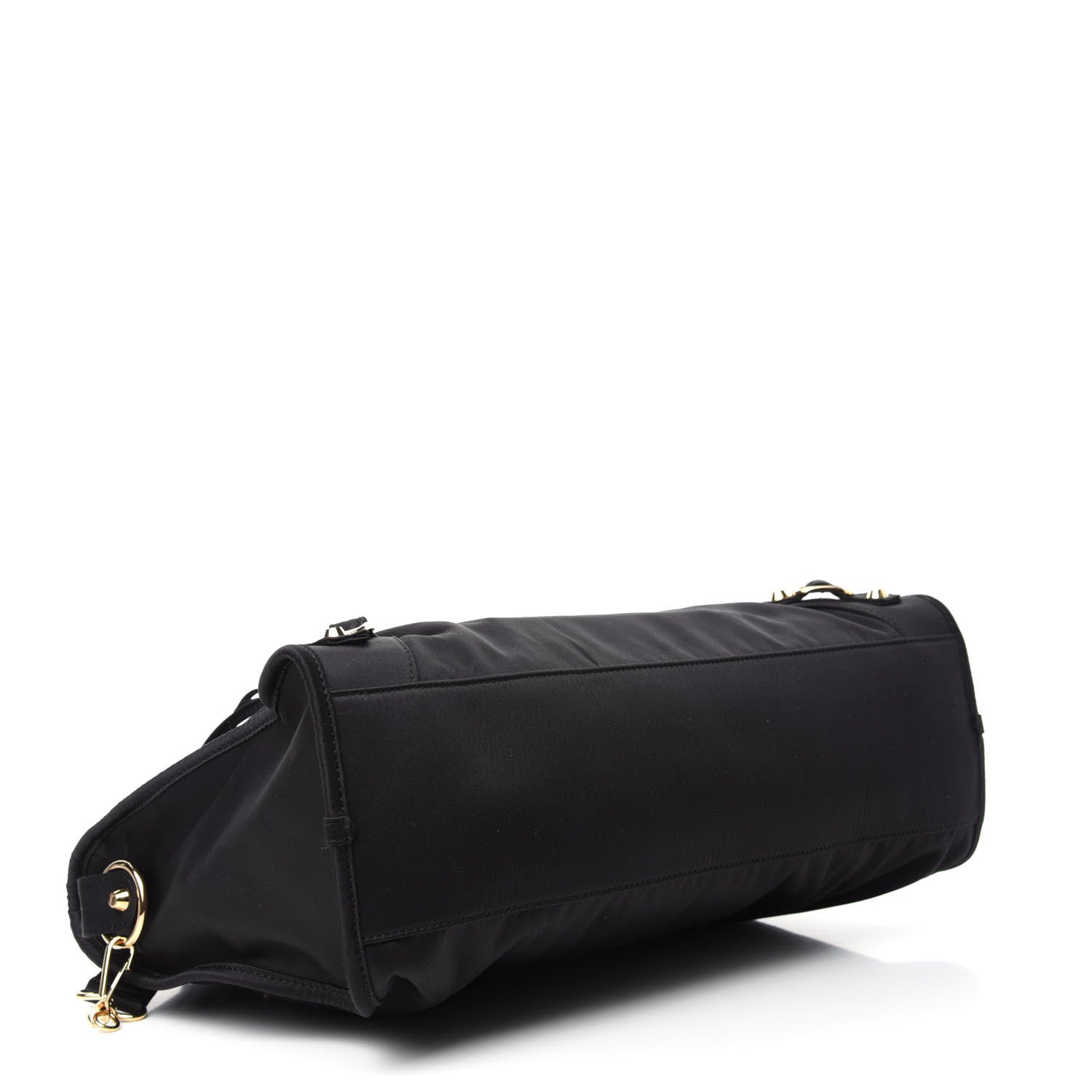 Balenciaga Satin Classic Gold Hardware City Black 4 of 10