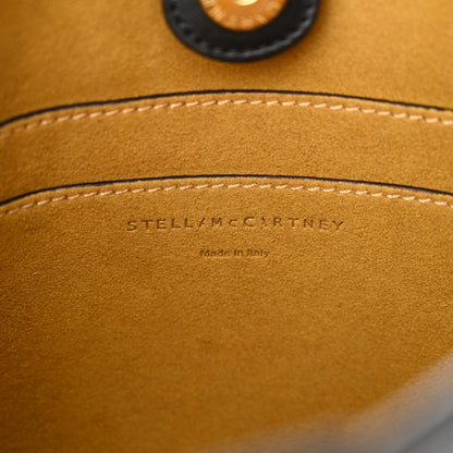 Stella McCartney Eco Alter Nappa Perforated Logo Mini Crossbody Black 6 of 11