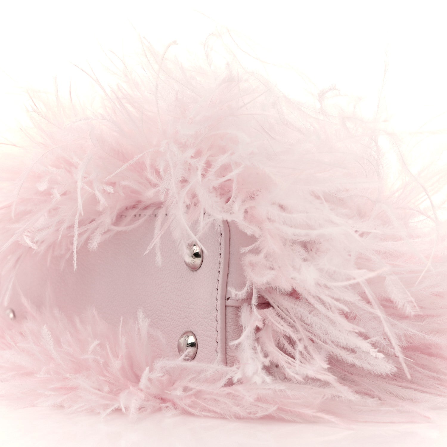 Louis Vuitton Ostrich Feather Capucines Mini Pink 8 of 12