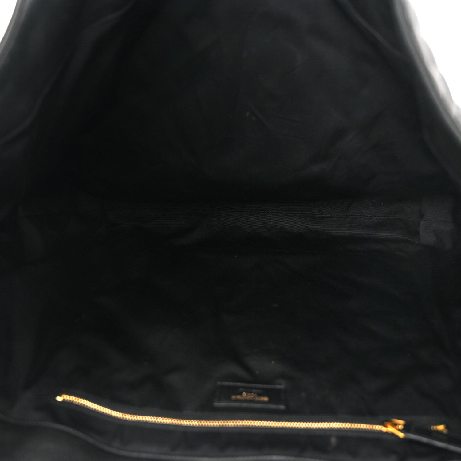 Saint Laurent Lambskin Quilted Maxi Icare Shopping Tote Black 6 of 12