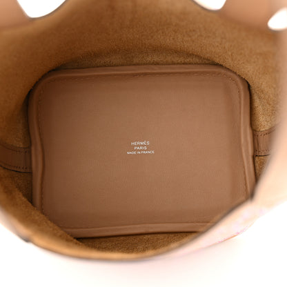 Hermes Swift Micro Lucky Daisy Picotin Lock Chai Rose White 5 of 11