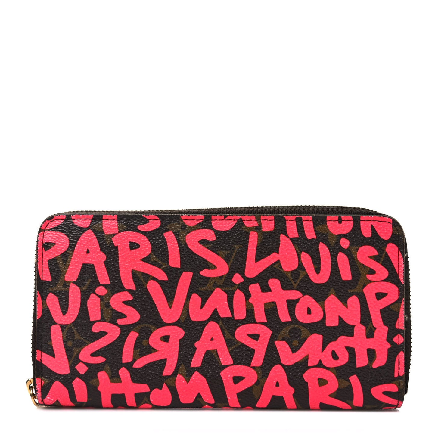 Monogram Graffiti Zippy Wallet Fuchsia